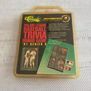 Vintage, New Old Stock Classic Major League Baseball Trivia Board Game Series 91